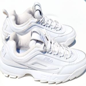 Fila Chunky White Shoes